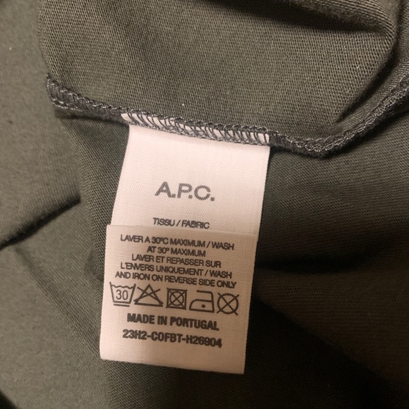 🆕 A.P.C. Logo T shirt - Picture 5 of 5